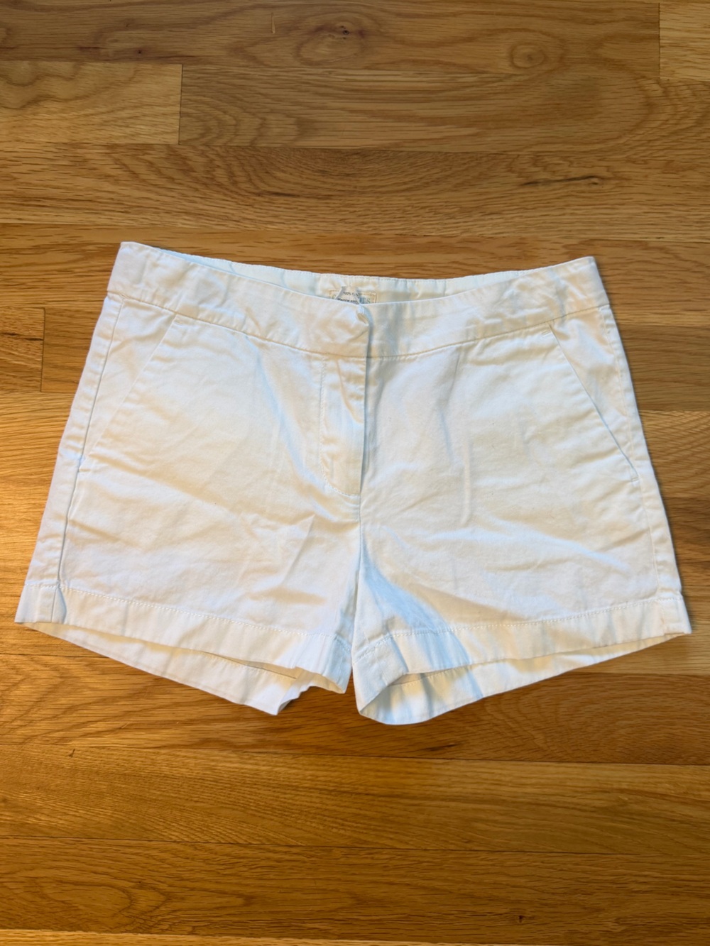 Crewcuts White Girls' Cotton Shorts